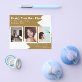 BUDGET Flyer FREE Design Sjabloon Abstracte moster (Enkel)