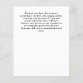 BUDGET Flyer GRATIS Ontwerphelp Entertainment Them (Achterkant)