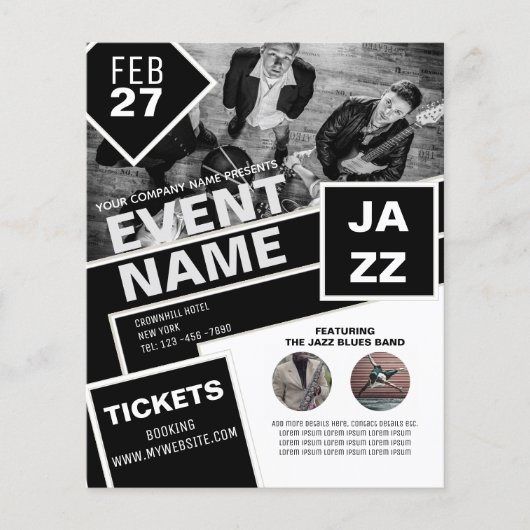 BUDGET Flyer GRATIS Ontwerphelp Pret Thema (Voorkant)