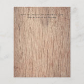 BUDGET Flyer Papier BOHO Trouw Uitnodigingen (Achterkant)