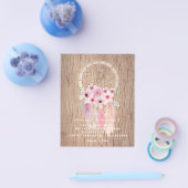 BUDGET Flyer Papier BOHO Trouw Uitnodigingen (Enkel)