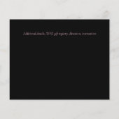 BUDGET FLYER-papier bruiloft Nodig marinerosegold Flyer (Achterkant)