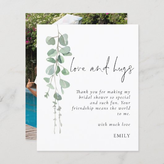 Budget Foliage Photo Love Hug Vrijgezellenfeest Be (Voorkant / Achterkant)