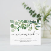 Budget Foliage We hebben nieuwe Home Moving Kaart  (Staand voorkant)