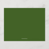 Budget Foliage White Script Green Bedankt (Achterkant)