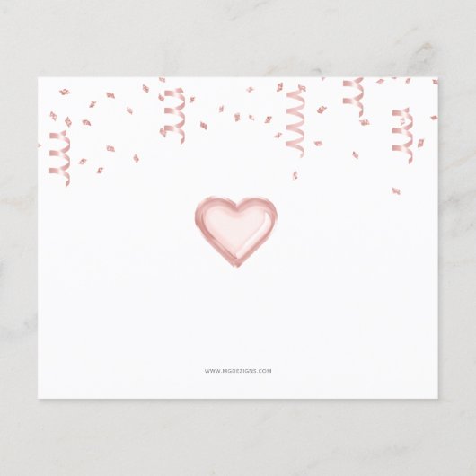 Budget Folie Balloons Baby shower (Achterkant)