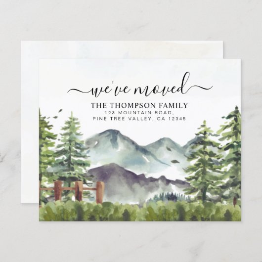 BUDGET Forest Mountain We hebben New Home Moving v (Voorkant / Achterkant)