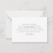 Budget Forest Mountain We hebben New Home Moving v Notitiekaartje (Achterkant)