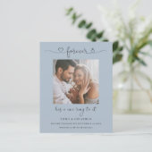 Budget Forever Photo Dusty Blue Verloving (Staand voorkant)