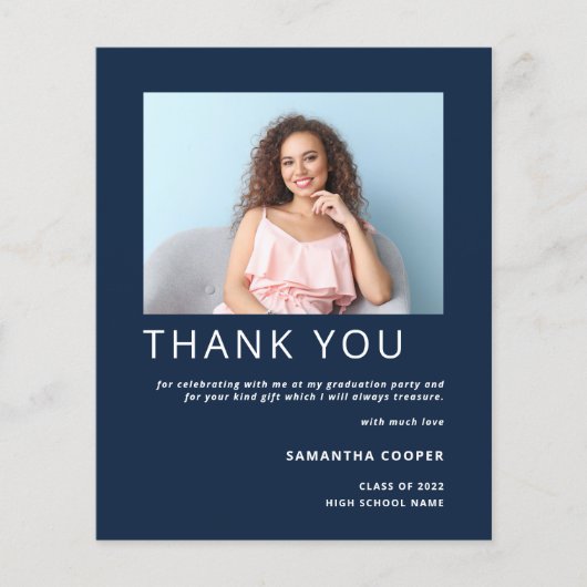 Budget Foto 2022 Afstuderen marine Dank u (Voorkant)