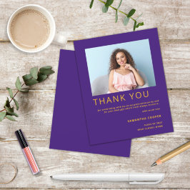 Budget Foto 2022 Afstuderen Paars Dank u wel