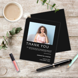 Budget Foto 2022 Afstuderen zwart Dank u