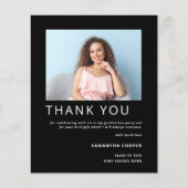 Budget Foto 2022 Afstuderen zwart Dank u (Voorkant)