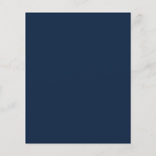 Budget Foto 2022 Navy Blue Afstuderen Invitation (Achterkant)