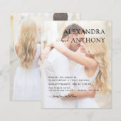 Budget Foto Afbeelding Wedding Romantic Elegant (Voorkant / Achterkant)