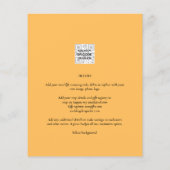 BUDGET Foto AFSTUDEERUITNODIGING Aankondiging Dank Flyer (Achterkant)