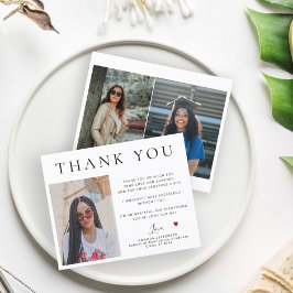 Budget foto afstuderen dank u flyer