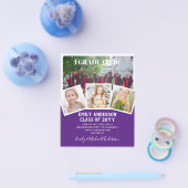BUDGET FOTO AFSTUDEREN INVITE - gemengde kleuren Flyer (Enkel)