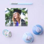 Budget Foto Afstuderen Pet White Hartelijk dank Flyer (Enkel)