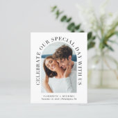 Budget Foto Arch QR Code Weddenschap (Staand voorkant)