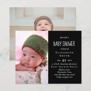 BUDGET Foto Baby shower Aankondiging Dankuwel