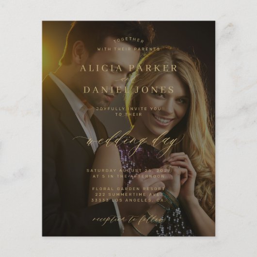 Budget foto bedekking goudbruiloft (Voorkant)