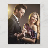 Budget foto bedekking goudbruiloft flyer (Achterkant)