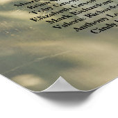 BUDGET FOTO Begroeiing STOELENPLAN 45 x 60 cm Poster (Hoek)