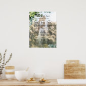 BUDGET FOTO Begroeiing STOELENPLAN 45 x 60 cm Poster (Keuken)