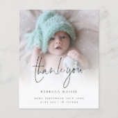 Budget foto Bekleding Dank u aanmaning (Voorkant)