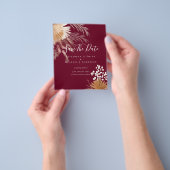 BUDGET Foto Bespaar Data PAMPAS Gras Terracotta Flyer (Hand)