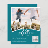 BUDGET FOTO Bespaar data UITNODIGINGEN - Gemengde (Voorkant / Achterkant)