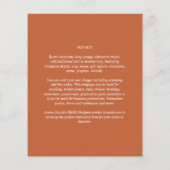 BUDGET FOTO Bespaar data UITNODIGINGEN - Gemengde  Flyer (Achterkant)