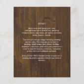 BUDGET FOTO Bespaar op datumkaarten UITNODIGINGEN  Flyer (Achterkant)