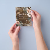 BUDGET Foto bewaardata PAMPAS Coral Tropical Flyer (Hand)