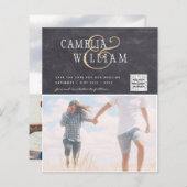 BUDGET FOTO BEWAART DATUM QR SCANNING CODE RSVP (Voorkant / Achterkant)