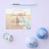 Budget Foto Big Names Horizontal Photo Wedding V2 Flyer (Enkel)