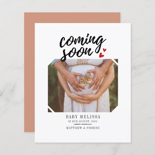 Budget Foto Binnenkort beschikbaar Zwangerschap Aa (Voorkant / Achterkant)