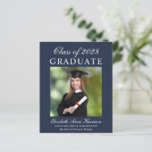 Budget Foto Blue College Graduation koninklijke pu (Staand voorkant)