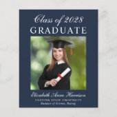 Budget Foto Blue College Graduation koninklijke pu (Voorkant)