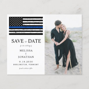 Budget Foto Blue Line Law Enforcement Wedding Wedd