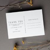 Budget foto bruiloft dank u Briefkaart