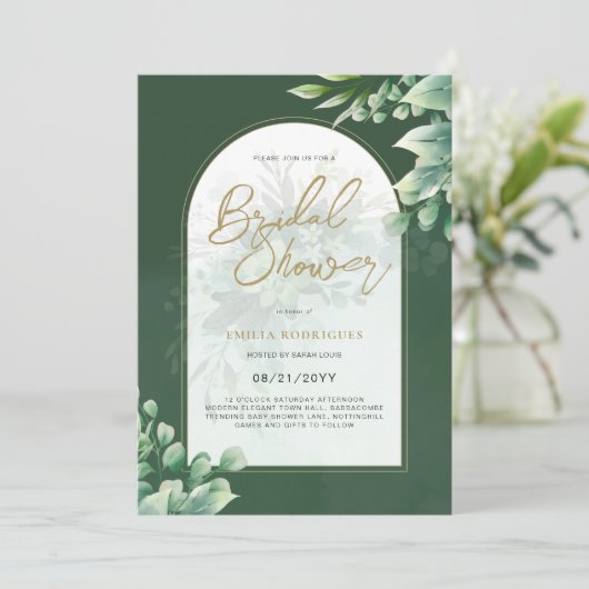 Budget Foto Bruiloft Feest Uitnodiging Rustieke Bl (Staand voorkant)