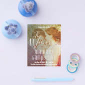 Budget  foto bruiloft flyer (Enkel)