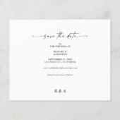 Budget Foto & Calligrafie 3B Mod W Save the Date Flyer (Achterkant)
