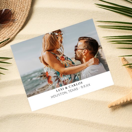 Budget Foto & Calligrafie 3B Mod W Save the Date Flyer