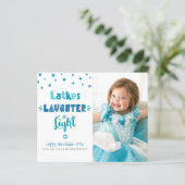 Budget foto Chanoeka Latkes lachlicht Kaart (Staand voorkant)