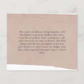 BUDGET Foto Collage AFSTUDEREN Aankondiging Kaarte (Achterkant)