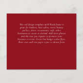 BUDGET Foto Collage AFSTUDEREN Aankondiging Kaarte (Achterkant)