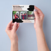 BUDGET Foto Collage AFSTUDEREN Aankondiging Kaarte Flyer (Hand)